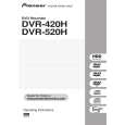 Cover page of PIONEER DVR-420H-S/KUXU/CA Owner's Manual