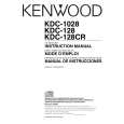 Cover page of KENWOOD KDC1028 Owner's Manual