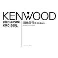 Cover page of KENWOOD KRC-265L Owner's Manual