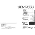 Cover page of KENWOOD F-CD55 Owner's Manual