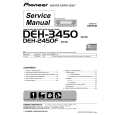 Cover page of PIONEER DEH-3450/XM/ES Service Manual