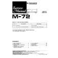 Cover page of PIONEER M-72 Service Manual