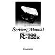 Cover page of PIONEER PL-600X Service Manual