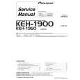 Cover page of PIONEER KEH-1950/XIN/ES Service Manual