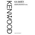 Cover page of KENWOOD KA-990EX Owner's Manual