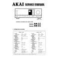 Cover page of AKAI AM-32 Service Manual
