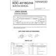 Cover page of KENWOOD KDC4018GH4 Service Manual