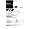 Cover page of PIONEER SX-8 Service Manual