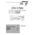 Cover page of ONKYO DXV500 Owner's Manual