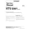 Cover page of PIONEER HTV-SW1/KUCXC Service Manual