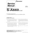 Cover page of PIONEER S-A660/XTL/NC Service Manual