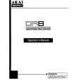 Cover page of AKAI DR8 Owner's Manual
