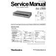 Cover page of TECHNICS SU-Z550 Service Manual