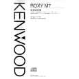 Cover page of KENWOOD ROXY-M7 Owner's Manual