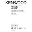 Cover page of KENWOOD U-K525 Owner's Manual