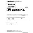 Cover page of PIONEER DV-5500KD Service Manual
