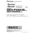 Cover page of PIONEER DEH-P5000UB/XN/UC Service Manual