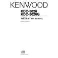 Cover page of KENWOOD KDC-5026G Owner's Manual