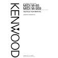 Cover page of KENWOOD M-959 MIDI Owner's Manual