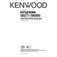 Cover page of KENWOOD 00271-06000 Owner's Manual