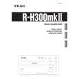 Cover page of TEAC RH300MK2 Owner's Manual