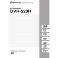 Cover page of PIONEER DVR-520H-S/RDXU/RA Owner's Manual