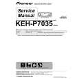 Cover page of PIONEER KEH-P7035/XN/ES Service Manual