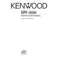 Cover page of KENWOOD DPF-3030 Owner's Manual