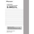 Cover page of PIONEER S-IW531L/XTM/UC Owner's Manual