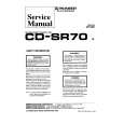 Cover page of PIONEER CDSR70 Service Manual