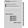 Cover page of PIONEER GM-X972/XR/EW Owner's Manual