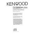 Cover page of KENWOOD DPFJ7010 Owner's Manual
