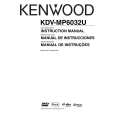 Cover page of KENWOOD KDV-MP6032U Owner's Manual