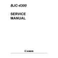 Cover page of CANON BJC-4300 Service Manual