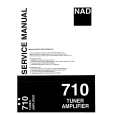 Cover page of NAD 710 Service Manual