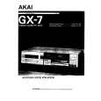 Cover page of AKAI GX-7 Owner's Manual