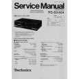 Cover page of TECHNICS RS-BX404 Service Manual