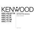 Cover page of KENWOOD KRC-777R Owner's Manual