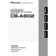 Cover page of PIONEER CB-A802/XJ/WL5 Owner's Manual