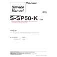 Cover page of PIONEER S-SP50-K/XTW/EU5 Service Manual