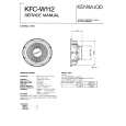 Cover page of KENWOOD KFCW112 Service Manual