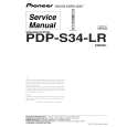 Cover page of PIONEER PDP-S34-LR/XIN1/UC Service Manual