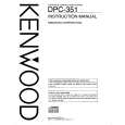 Cover page of KENWOOD DPC351 Owner's Manual