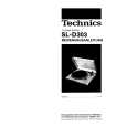 Cover page of TECHNICS SL-D303 Owner's Manual