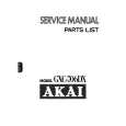 Cover page of AKAI GXC-706DX Service Manual
