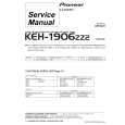 Cover page of PIONEER KEH1906 Service Manual