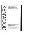 Cover page of KENWOOD KCA-R2FM Owner's Manual