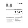 Cover page of TEAC SP-X2I Service Manual