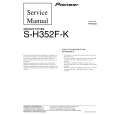 Cover page of PIONEER S-H352F-K Service Manual