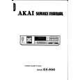 Cover page of AKAI GXR60 Service Manual